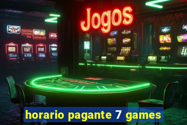 horario pagante 7 games